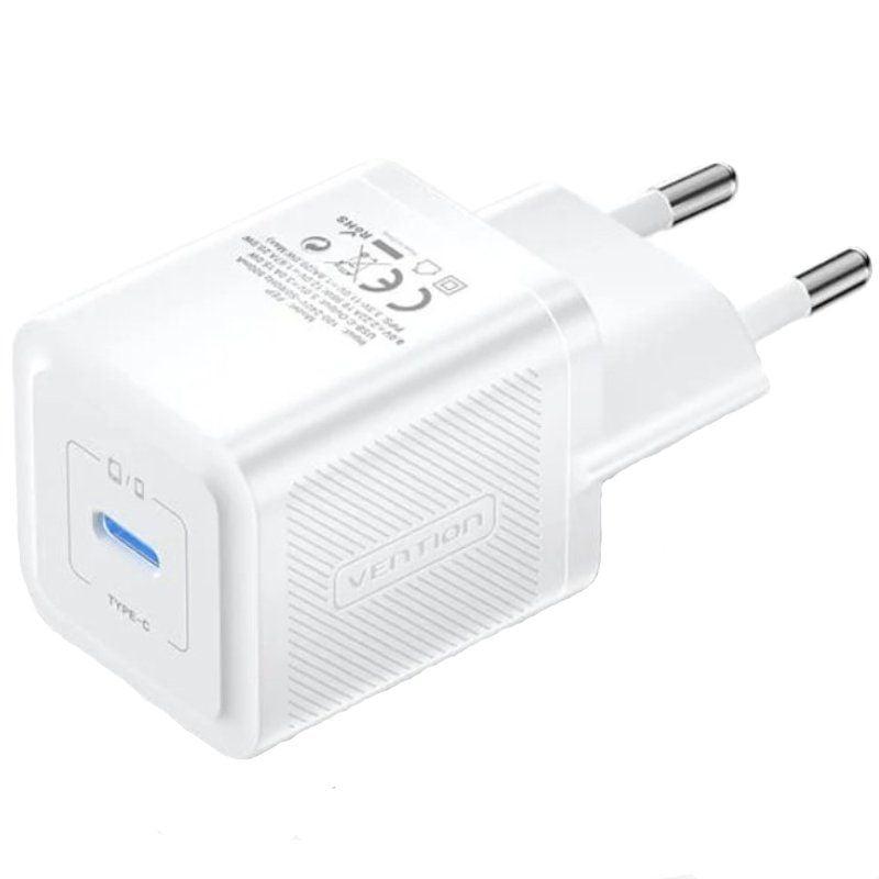 Vention FEPW0 - EU — Carregador 20W GaN (1x USB - C - branco)