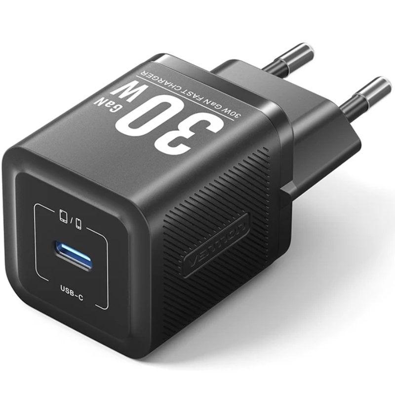 Vention FEZB0 - EU — Carregador 30W GaN (1x USB - C - preto)