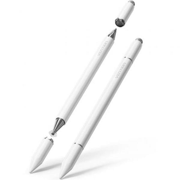 Vention KQLW0 — Caneta Stylus 3 em 1 (branco)