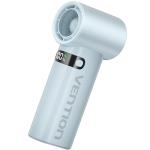 Ventoinha Portátil PBE Recarregável USB - C c/ Ecrã LED (Azul) - VENTION