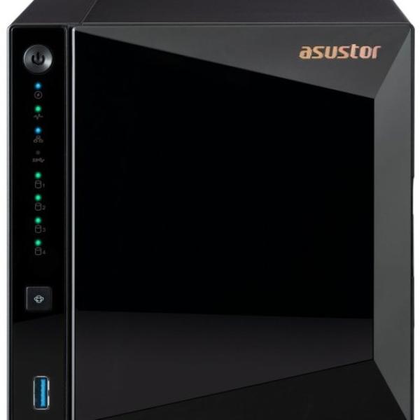 Servidor NAS DRIVESTOR 4 Pro Gen2 AS3304T V2 4 Bay (Preto) - ASUSTOR