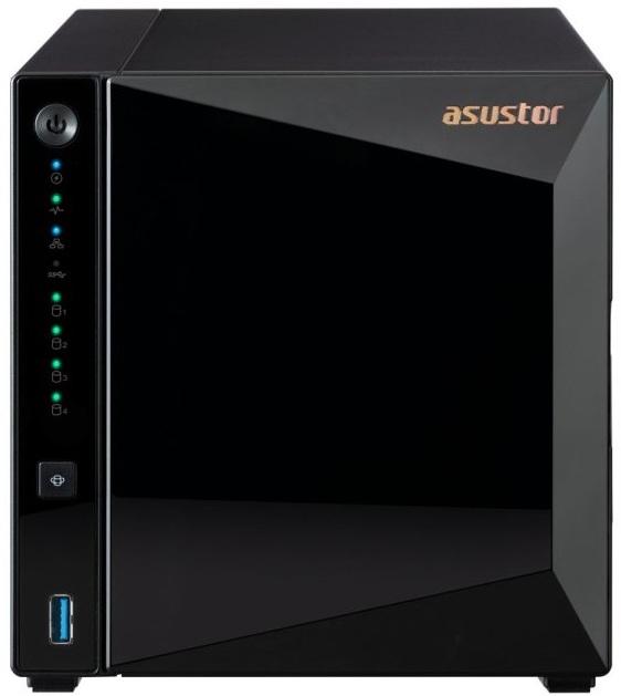 Servidor NAS DRIVESTOR 4 Pro Gen2 AS3304T V2 4 Bay (Preto) - ASUSTOR