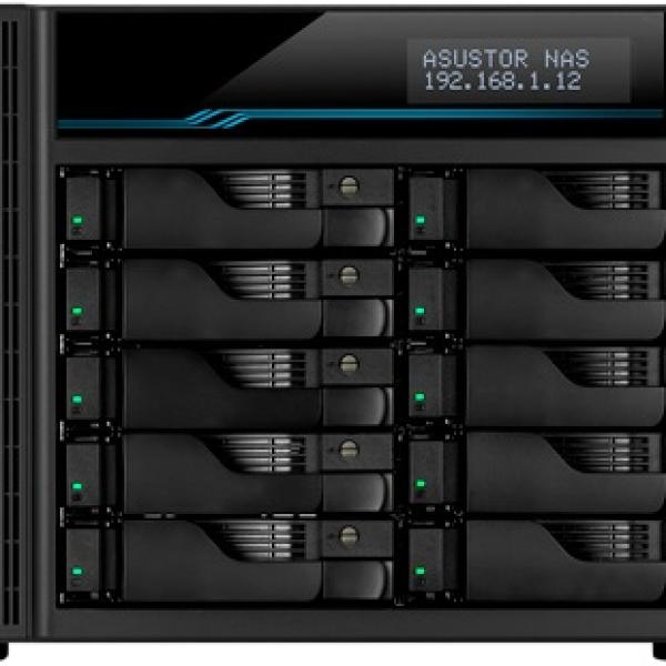 Servidor NAS AS7110T 10 - Bay Xeon E - 2224 8GB (Preto) - ASUSTOR