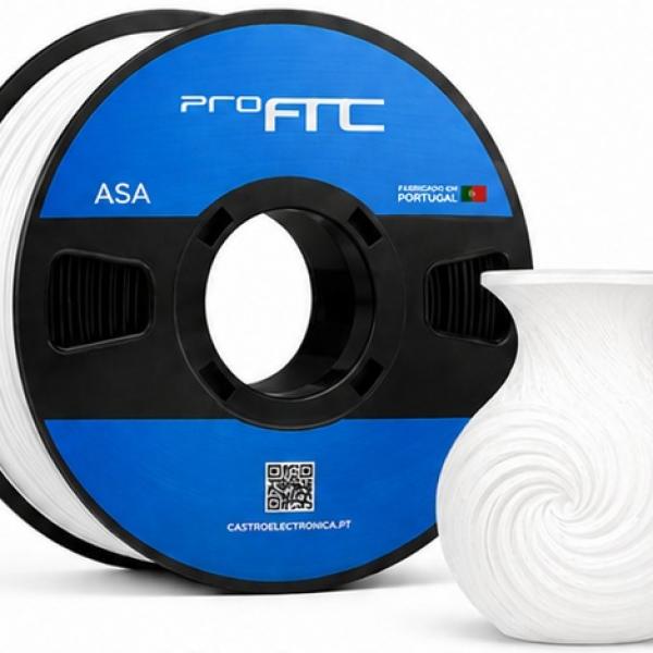 Filamento de Impressão 3D ASA 1,75mm 1Kg (Branco) - ProFTC