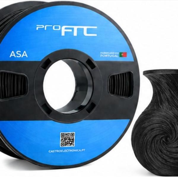 Filamento de Impressão 3D ASA 1,75mm 1Kg (Preto) - ProFTC
