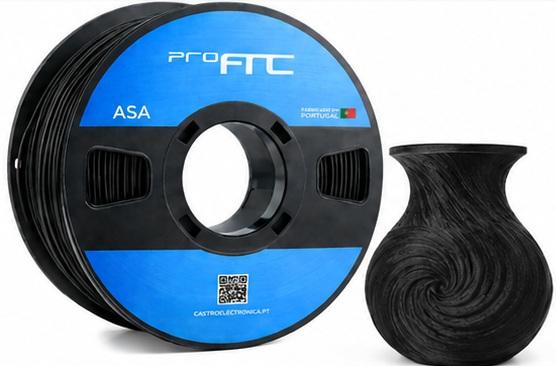 Filamento de Impressão 3D ASA 1,75mm 1Kg (Preto) - ProFTC