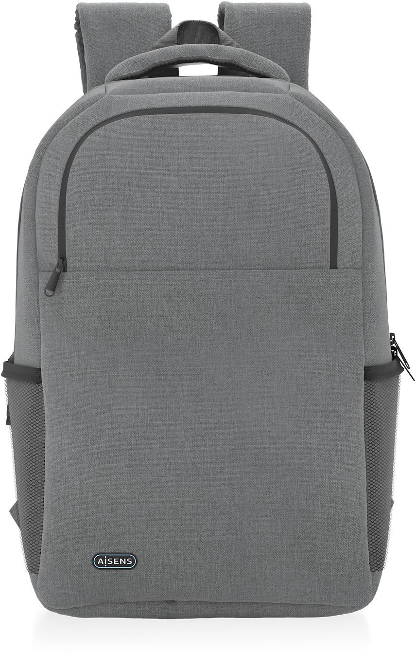 Mochila Premium p/ Computadores 15.6 Cinza - AISENS