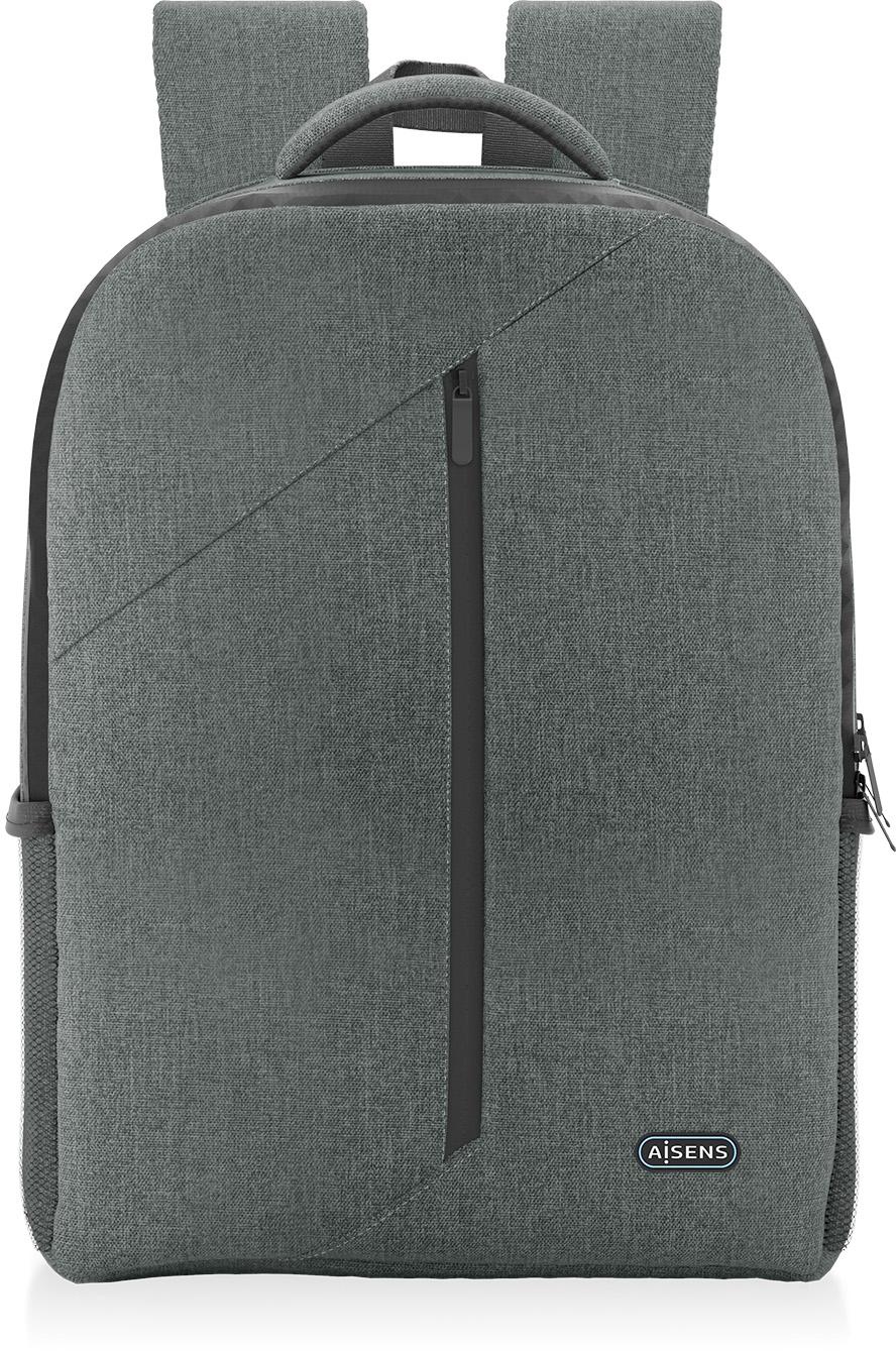 Mochila Premium p/ Portátil 15.6 (Cinza) - AISENS