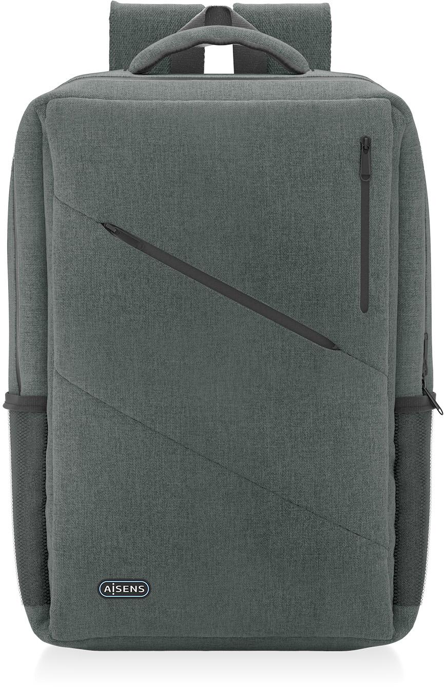Mochila p/ Computador Portátil 15,6 (Cinza) - AISENS