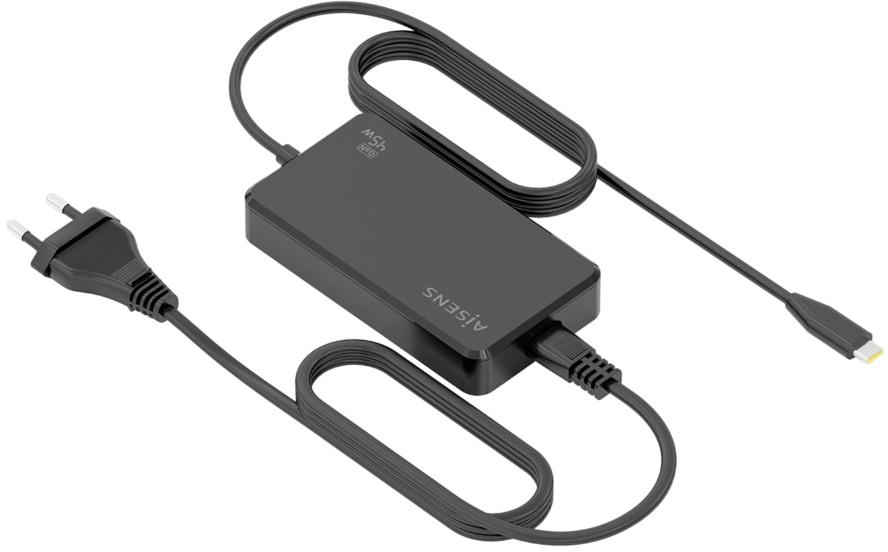 Carregador de Mesa GaN 45W PD3.0 1x USB - C (Preto) - AISENS