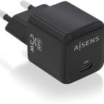 Carregador GaN 25W USB - C PD3.0 QC4.0 (Preto) - AISENS