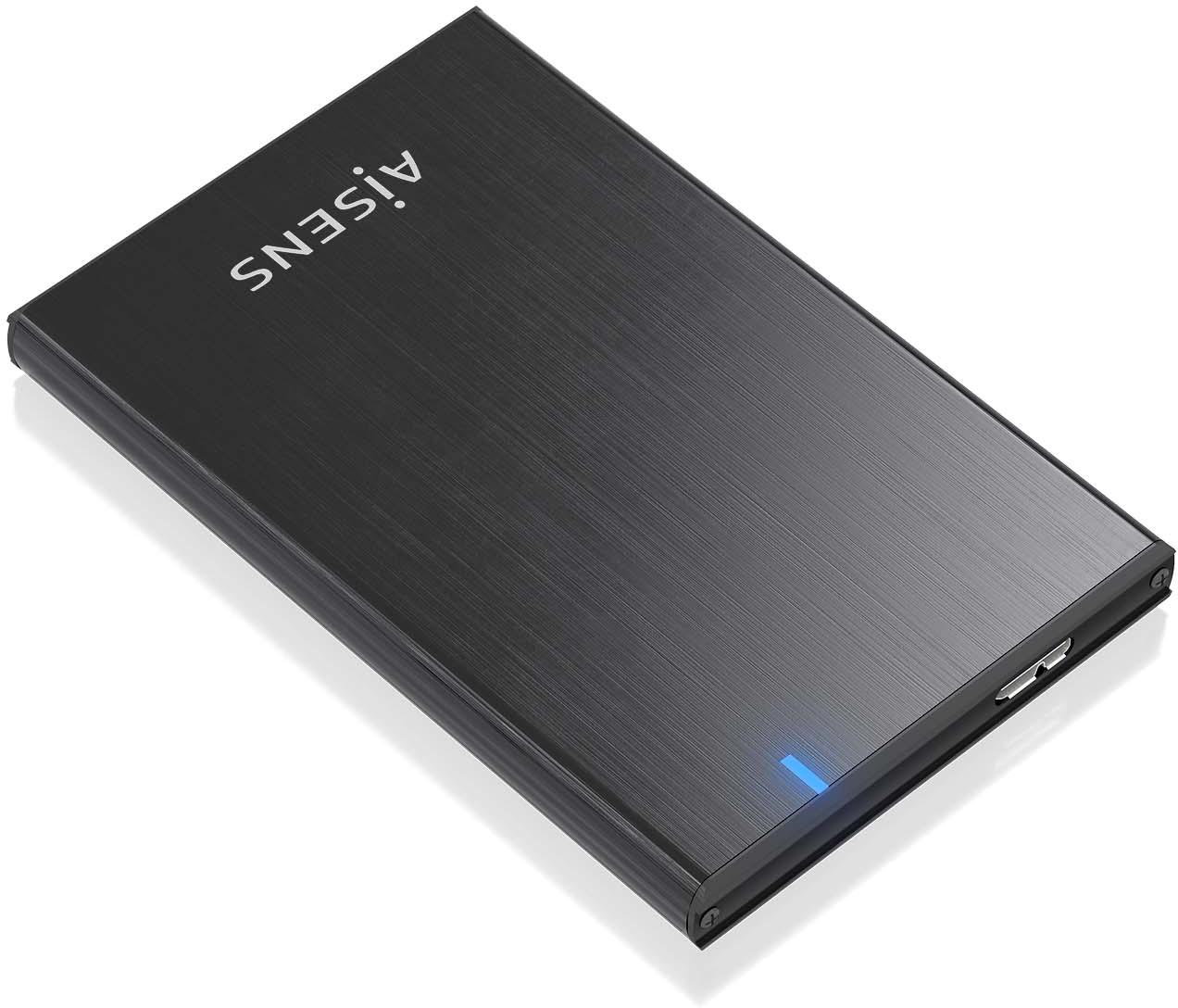Caixa Externa p/ Discos SATA 2.5 USB3.1 (Preto) - AISENS