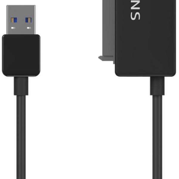 Cabo Adaptador USB A 3.0 / 3.1 Macho - SATA 2,5 e 3,5 SSD - AISENS