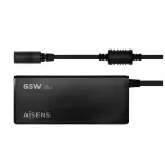 Alimentador Universal Automático p/ Portáteis 65W c/ 9 Conectores + USB - A QC3.0 - AISENS (Recondicionado)