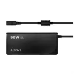 Alimentador Universal Automático p/ Portáteis 90W c/ 12 Conectores + USB - A QC.3.0 - AISENS