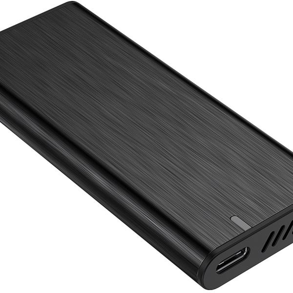Caixa Externa USB 3.2 p/ Disco M.2 NVMe (Preto) - AISENS