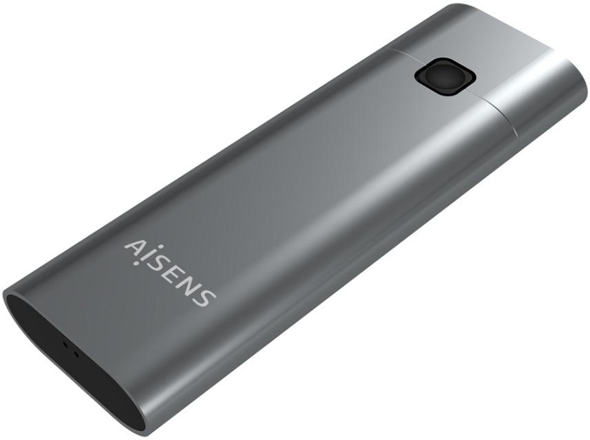 Caixa Externa p/ Disco SSD M.2 USB 3.2 Gen2 (Cinza) - AISENS