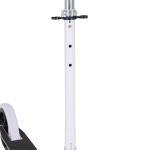 Trotinete Dobrável para Crianças de 7 a 14 Anos Trotinete Infantil com Guiador Ajustável em 4 Níveis e Travão 88x37x75 - 100cm Branco