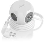 Extensão Tripla + 2x USB - C e 2x USB - A (1,4mts) - AISENS