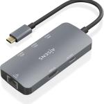 Hub USB - C (1xHDMI 1xRJ45 3xUSB - A 1xUSB - C PD) Cinza - AISENS