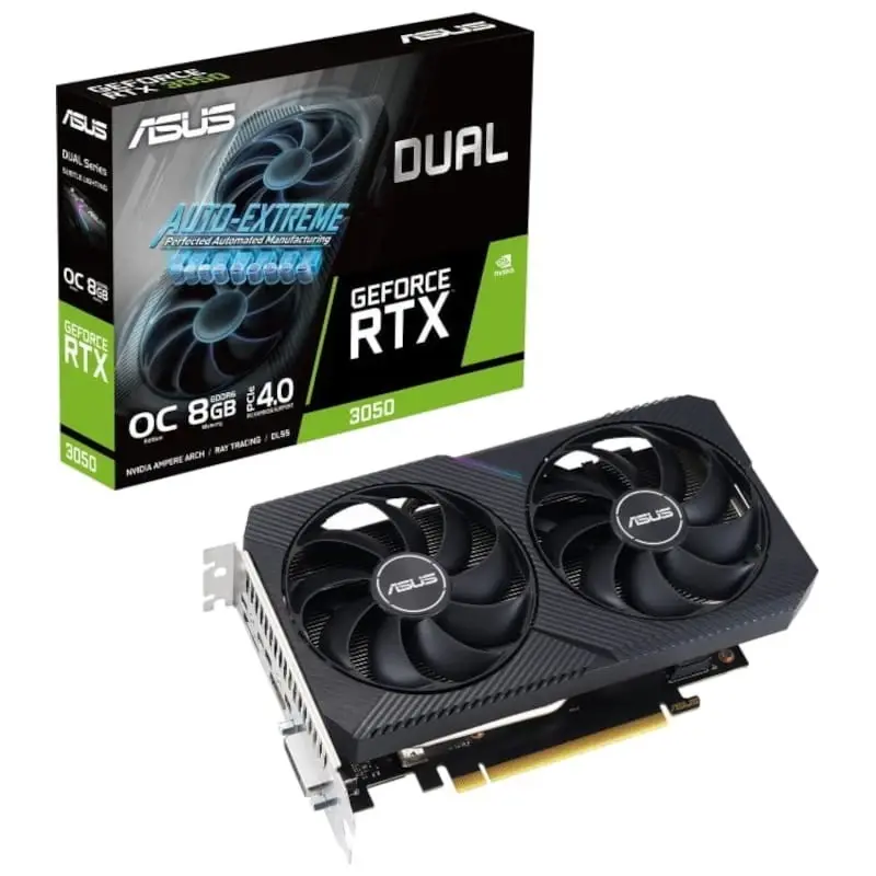 Placa Gráfica Dual GeForce RTX 3050 8GB V2 - ASUS