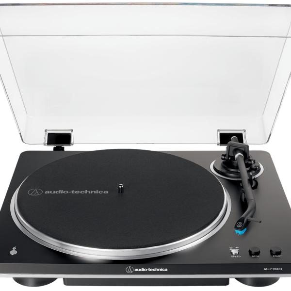 Gira Discos AT - LP70XBTBS 33/45 RPM (Preto/Prateado) - AUDIO - TECHNICA