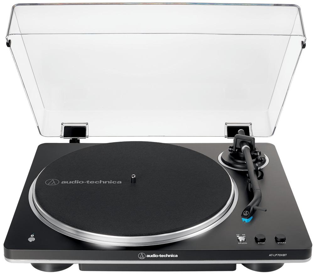 Gira Discos AT - LP70XBTBS 33/45 RPM (Preto/Prateado) - AUDIO - TECHNICA