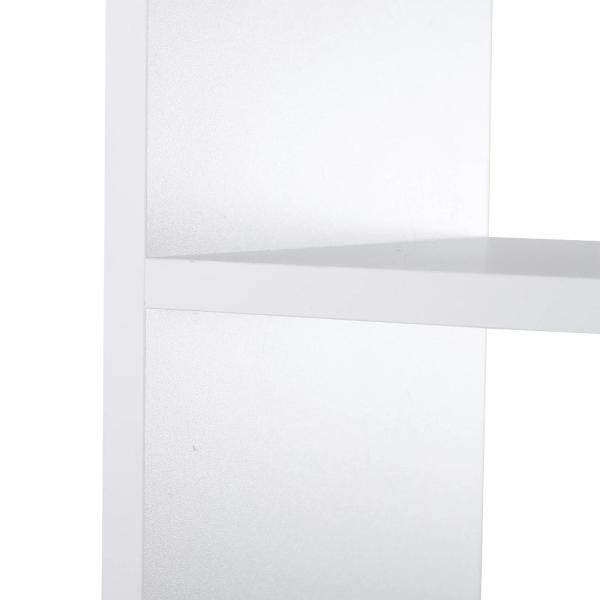 Estante Vertical Multifuncional com 8 Prateleiras Largas 70x24x178cm Branco