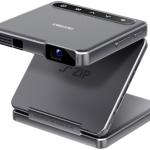 Mini Vídeo Projetor Portátil ZIP Tri - Fold 100 ANSI lumens HD 720p (Cinza) - AURZEN