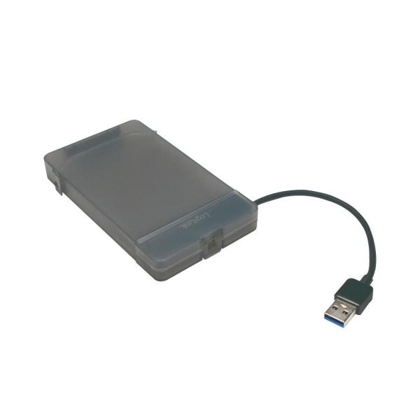 Caixa p/ Disco AU0037 2.5 SATA (Cinzento) - LOLILINK