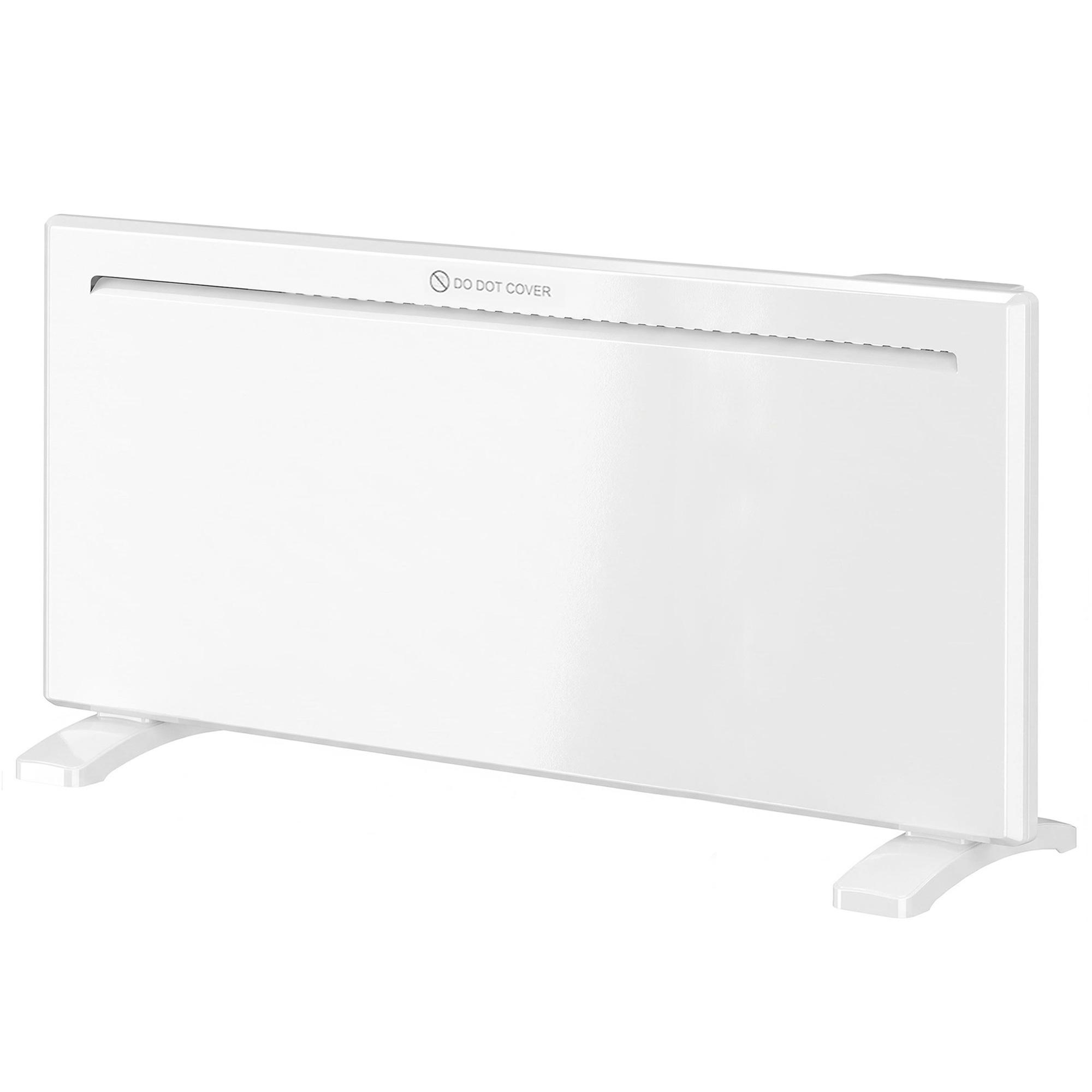 Aquecedor de Painel Inteligente 2000W, Parede ou Chão, Temporizador Semanal, Modo Janela Aberta e Anti - gelo, Branco