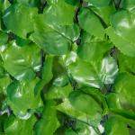 Vedação Artificial em Rolo 3m Vedação de Privacidade para Balcão Jardim Exterior Planta Decorativa de Parede PE Verde