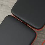 Banco de Abdominais Dobrável Ajustável em Altura com Cordas Elásticas 137x51x50 - 66 cm Preto e Vermelho