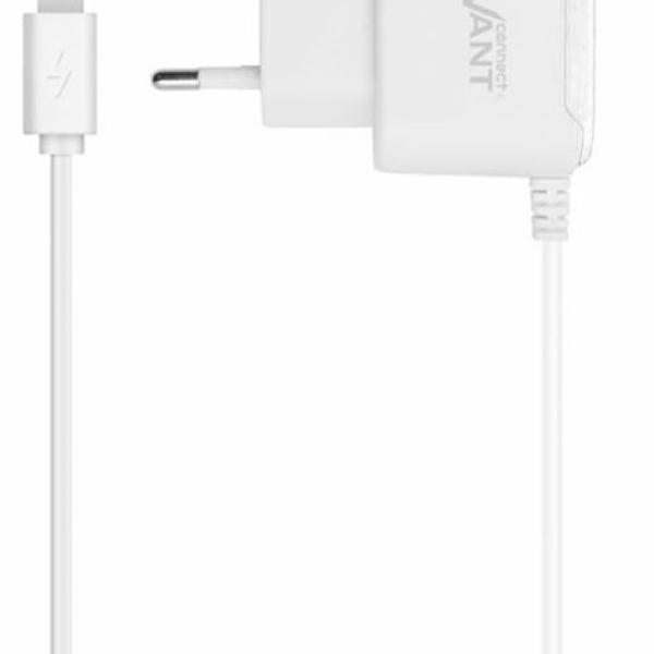 Carregador Energia c/ Cabo Lightning iPhone 5/6/7/8 (Branco) - AVANTCONNECT