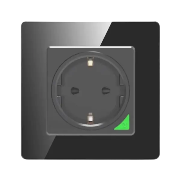 Tomada Inteligente N - WOT10 - EU - B WiFi Tuya (Preto) - AVATTO