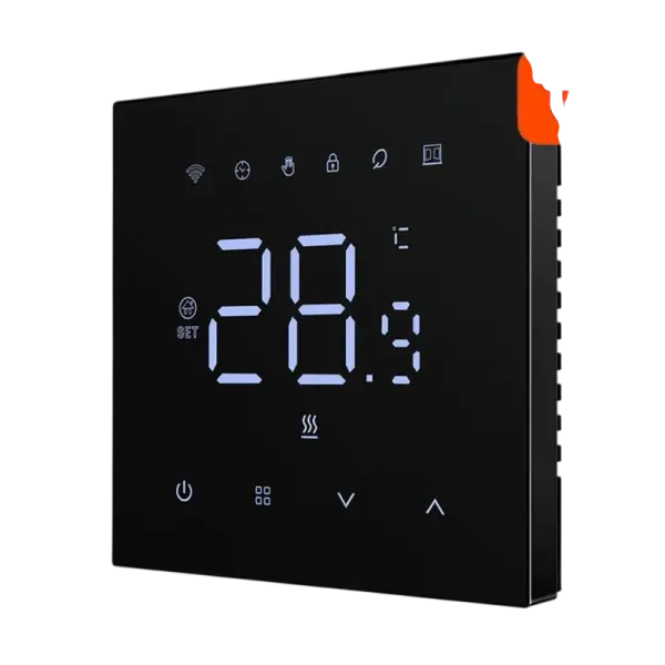 Termostato Aquecimento Elétrico Inteligente WT410 - 16A - B 16A WiFi (Preto) - AVATTO