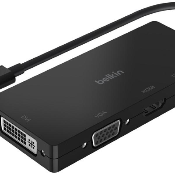 Adaptador de Vídeo USB - C Macho - DVI / VGA / HDMI / DisplayPort Fêmea (Preto) - BELKIN