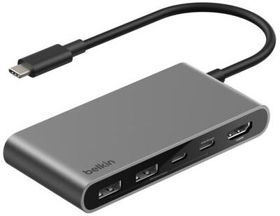 Hub USB - C 5 - EM - 1 (2x USB - C / 2x USB - A / HDMI) - BELKIN