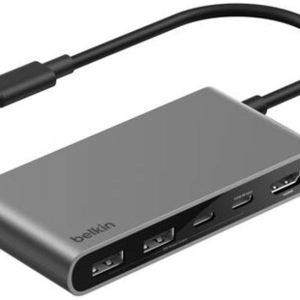 Hub USB - C 5 - EM - 1 (2x USB - C / 2x USB - A / HDMI) - BELKIN