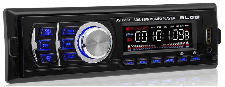 Auto Rádio RDS MP3 4x 45W com FM/MMC/SD/USB/AUX - BLOW