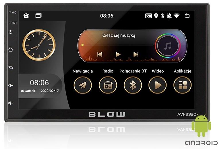 Auto Rádio 7 2DIN 4x 50W RDS GPS/FM/USB/AUX/BT Android - BLOW