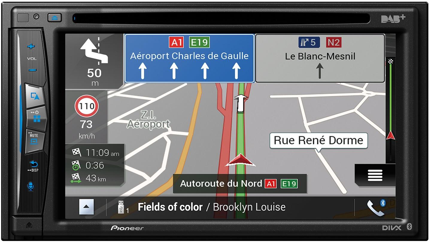 Auto Rádio Ecrã Tátil 6,2 (CD/DVD, GPS, Bluetooth, Apple CarPlay, Wi - Fi, USB) - Pioneer