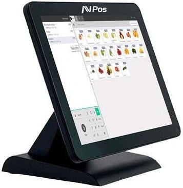 POS Monitor Tátil 15 K2000 Slim Intel Core i3 8GB/128GB SSD + Windows 11 Pro (Preto) - AVPOS