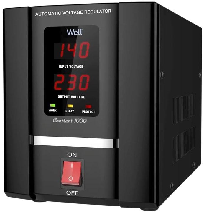 Estabilizador Automático Tensão Constant 1000VA 600W c/ Servo Motor - WELL