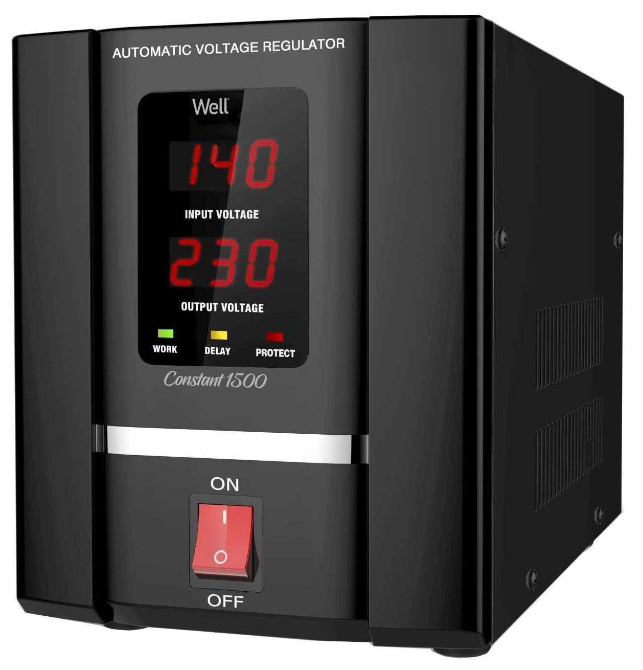 Estabilizador Automático Tensão Constant 1500VA c/ Servo Motor - WELL