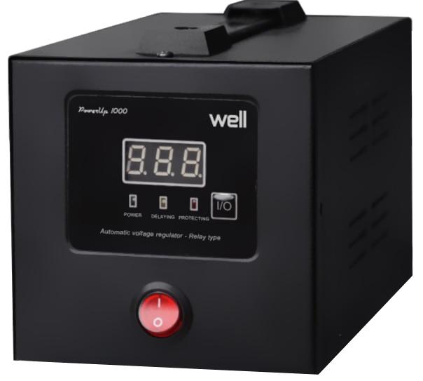 Estabilizador Automático de Tensão 1000VA/600W c/ Relé - WELL