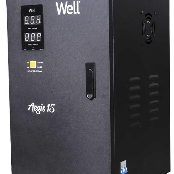 Estabilizador Automático de Tensão Monofásico 15KVA c/ Servo Motor - WELL