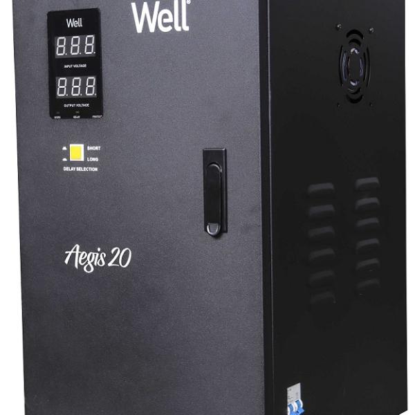 Estabilizador Automático de Tensão Monofásico 20KVA c/ Servo Motor - WELL
