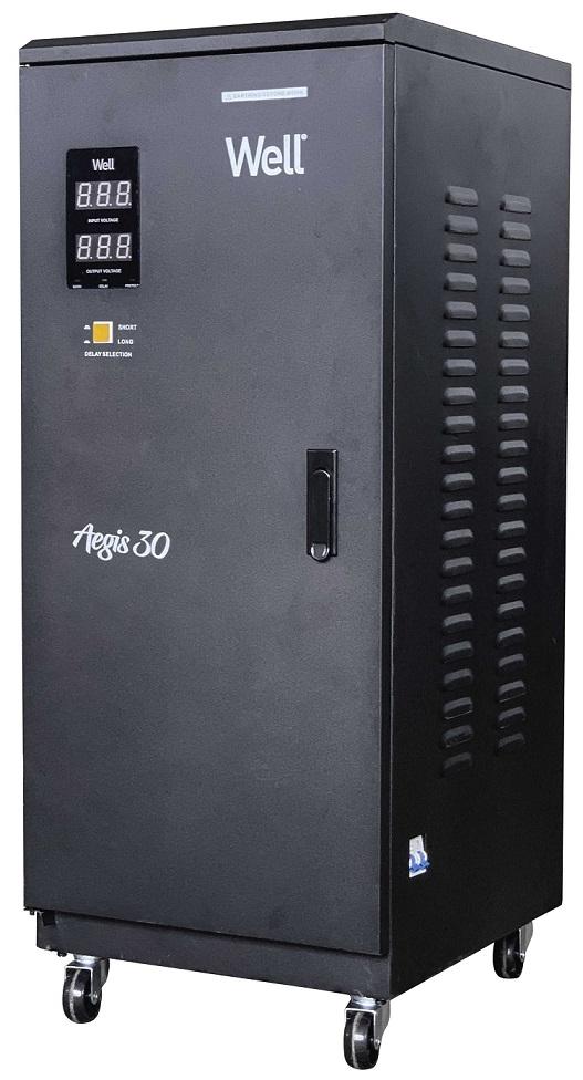 Estabilizador Automático de Tensão Monofásico 30KVA c/ Servo Motor - WELL