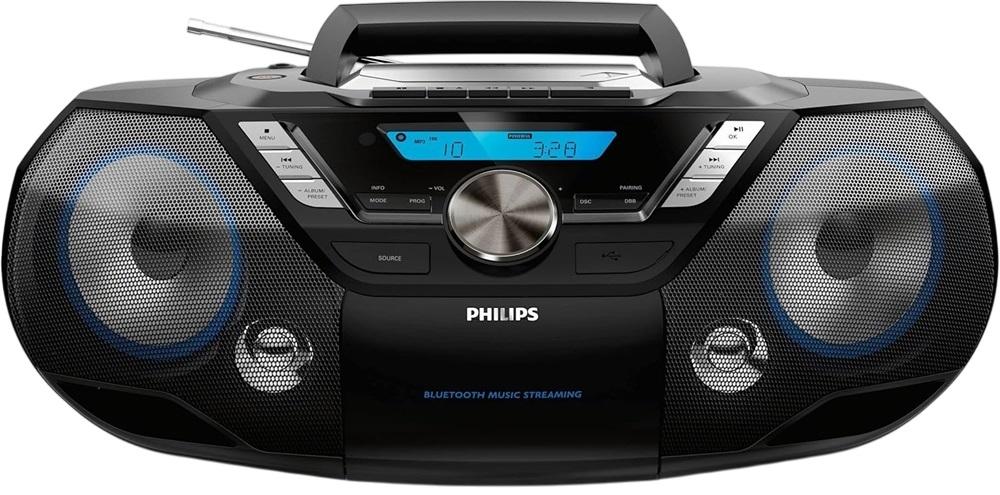 Rádio Portátil Analógico/Digital DAB/DAB+/FM 12W AZB798T/12 (Preto) - PHILIPS